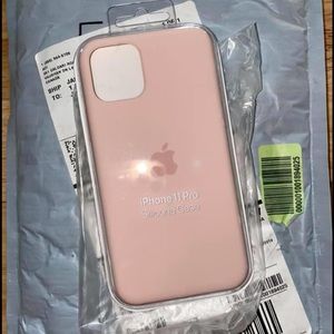 iPhone 11 Pro Silicone Case - Pink Sand